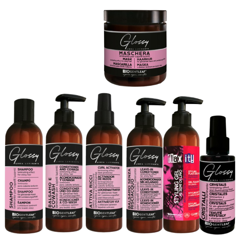Kit Glossy e Flax it da Gentleaf Bio( indicado para todo o tipo de cabelo)
